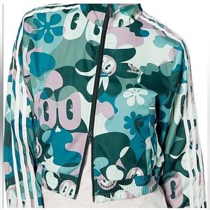 Adidas X Hattie Stewart BB Crop Track Jacket SizeS